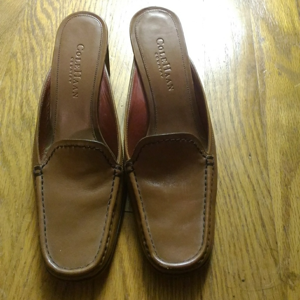Cole Haan Leather Mules